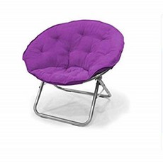 Urban Shop WK659920 Iris Contemporary Plush Microsuede Saucer Chair Solid, 단일상품