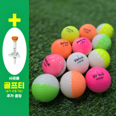 볼빅 콤비 로스트볼 유광 믹스 A+ A-급 믹스 (+골프티 사은품 증정), 1개, 30개입, 4 color 랜덤 발송