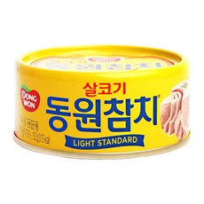 동원 라이트 스탠다드 참치, 100g, 9개