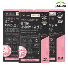 팔레오 닥터스노트 홀가분 다이어트 유산균 (4g x 14포) x 3개
