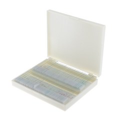 FWT 100pcs 준비 현미경 슬라이드 커버 유리 Coverslip 슬라이드 표본