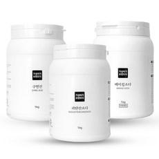 가성비가 브랜드다 베이킹소다+과탄산소다+구연산 천연세제 세트, 1세트
