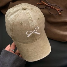 JOY 여성 리본 볼캡 야구모자