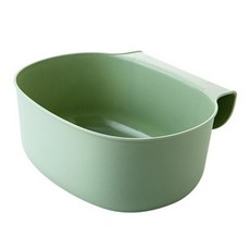 아기 침대 걸이 상자 휴대용 주방 뚜껑 없는 쓰레기통 필수품 기저귀 보관 요람 보육 정리함, 01 Green, 1개