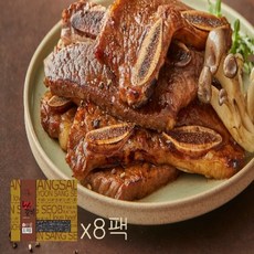 윤상섭 (미국산/초이스)윤상섭 LA갈비 500g*8팩/총4kg, 없음, 8개, 500g