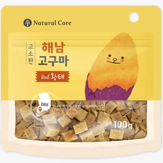 네츄럴코어 고소한 고구마 강아지 간식 100g, 10개, 황태 + 고구마 혼합맛