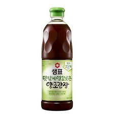 샘표 맛있게 염도낮은 양조간장, 860ml, 19개