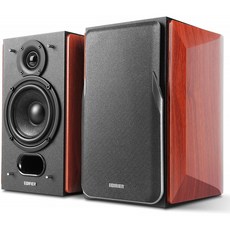 Edifier P17 패시브 북쉘프 스피커-월 마운트 브래킷이 내장 된 2- 웨이 스피커-5.1 7.1 또는 11.1 측면 / 후방 서라운드 설, 단일옵션