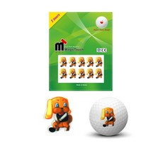 띠골프공스티커