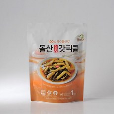 [소셜바이오] 팜스락 여수돌산삼채갓피클 1kg, 1개