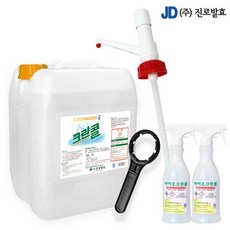 살균소독제 크린콜 20L+펌프+공병2개+오프너, 20L