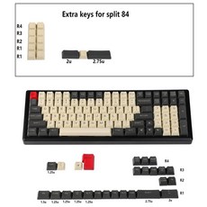 YMDK 레이저 에칭 ANSI ISO OEM 프로필 MX 기계식 키보드 용 두꺼운 PBT 키캡 Filco YMD96 YMD75 KBD75 FC980M VEA 75% SP84, 탄소, 하나, 하나