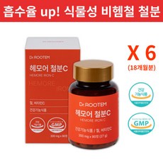 여성 남성 빈혈 고함량 철분제 어지럼증에 좋은 영양제