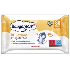 베이비드림 오일 로션 티슈 80개입 6팩 baby dream Oil Lotion Wipes 80 pieces, 1개