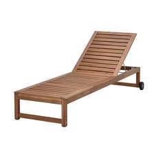 이케아 NAMMARO 넴마뢰 일광욕의자 67x30x193cm 썬베드 비치의자 야외침대 썬텐 각도조절 소파, 라이트스테인 브라운_705.103.57