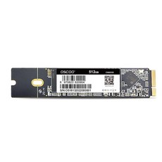 OSCOO 내장 ssd 하드 디스크 512GB SATA SSD 2012 호환 맥북 에어 프로 A165 A166