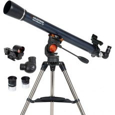 Celestron - AstroMaster 70AZ 망원경 - 굴절 망원경 - 완전 코팅 유리 광학 - 조정 가능한 높이 삼각대