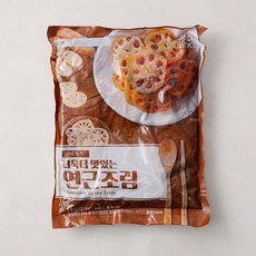 [메가마트]반찬단지 연근조림 1kg, 1개