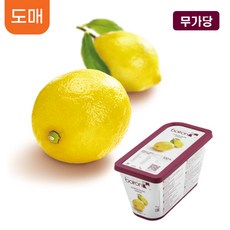 [도매]제원-브아롱 레몬퓨레 1kg x 6개묶음, 6kg[아이스박스포함]