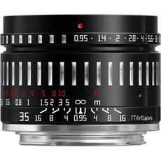 TTA는 35mm F0.95 더 큰 조리개 수동 렌즈로 APSC 캐논 EOSM 마운트 카메라 M1 M2 M3 M5 M6 II M10 M100 M50 M200과 호환됩니다…