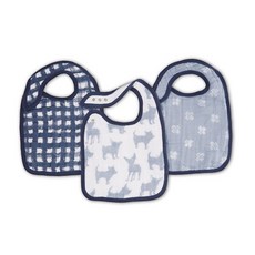 아덴아나이스 아기턱받이 머슬린 스냅빕 이유식턱받이 웨이버리 3pk, 단품없음
