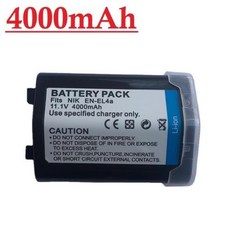 EN-EL4 EL4 EN-EL4A EL4A 카메라 배터리 니콘 D2H D2Hs D2X D2Xs D3 D3S F6 MH-21 4000mAh 1 개, 1개