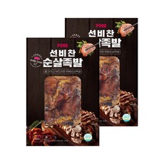 선비찬 무뼈순살족발 300g+300g 맛있는 안주, 300g, 2팩