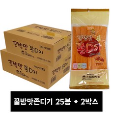 놀부명과 꿀밤맛쫀디기 110g, 2박스