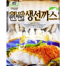 사조 바삭한 흰살생선까스 빵가루 통살생선돈까스 1.2k, 1개