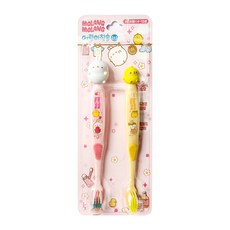 몰랑 어린이칫솔 2개입 4~13세 부드러운 피규어 칫솔, 혼합색상, 1개