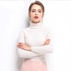 WF01 여성 폴라스웨터 티셔츠