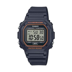 Casio F108WH 시리즈 | 남성용 디지털 시계 조명기 방수 LED 조명 일일 알람 1/100 SEC 스톱워치 3개의 바늘HR 분 날짜/요일 표시 7년 배터리 회색.