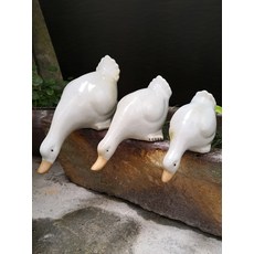 세라믹 오리 정원 발코니 인테리어 미니분수대, 트럼펫
