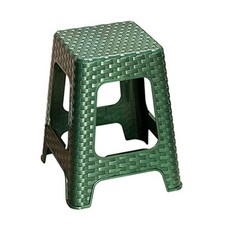 동일 라탄무늬 힐링의자 플라스틱의자 행사 간이 휴대용 캠핑용, 그린(Green)