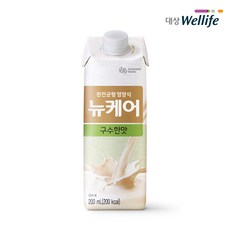 대상웰라이프 뉴케어 구수한맛(cs캡)200mlx30팩, 200ml, 60개