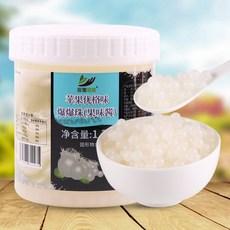 타카오펄 1.2kg 망고 칼라 버블티펄 빙수 팝핑보바 음료 색깔 화이트펄 토핑 밀크티펄, 요거트펄, 1개, 1개입