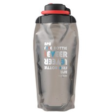 빛담 접이식 물병 날씬항아리형 860ml, 검정(13cm x 22.7cm), 1개