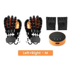손가락마사지기 EMS마사지기 손 운동 로봇 장갑 기능 훈련 마사지 근력 회복, 47) Both hands-M - AU, 1개