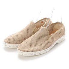 Riviera Rivieras 펀칭 스웨이드 레더 Slip-on SULTAN DES PLAGES （베이지） 79586 20279586 LIGHT