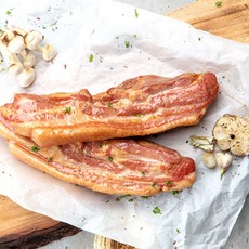 장작 바베큐 훈제 삼겹살 350g, 350gX1개, 1개