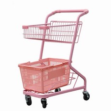 다이소마트 쇼핑카트 바구니형 장보기구르마 미니카트 장바구니