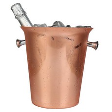 스테인레스 스틸 아이스 버킷 5L 도금 로즈 골드 샴페인 양동이 구리 도금, 1개