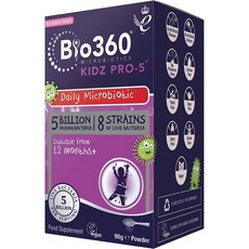 영국 네이처스 에이드 natures aid Bio360 어린이 프로5 50억 프로바이오틱스 파우더 유산균 90g, 1개