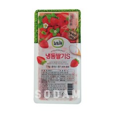 뉴뜨레 중국산 냉동딸기S 4kg(1kgx4팩)/가당딸기 슬라이스