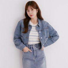 (백화점 정품) 로엠 데님 자켓(2colors)_RMJKE23G12 599001, (64)Cream, S(085)