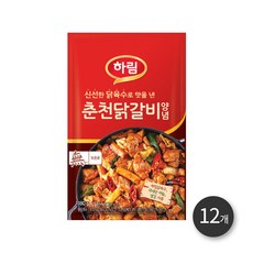 하림 춘천닭갈비양념 180g 12개