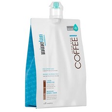 MineTan Spray Tan Solution - Coffee Coconut Water Pro Spray Mist - Salon Professional 1 Hour Express