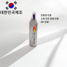 [픽썸몰] 1+1 이벤트! KFI 인증 국산 소화기 쉽고 빠른 사용법으로 초기 화재 완벽 진압, 2개, 은색(실버), 255ml