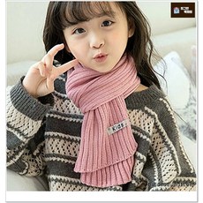 파스텔톤 목도리코디 어린이방한 목도리선물 목도리좋은것 보온용품 아이들외출 귀여운목도리 목보호