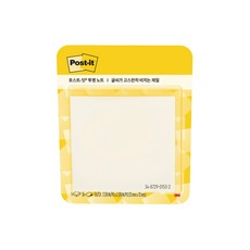 포스트잇 쓰리엠 노트 73 x 73 mm, 투명, 1개입, 5개